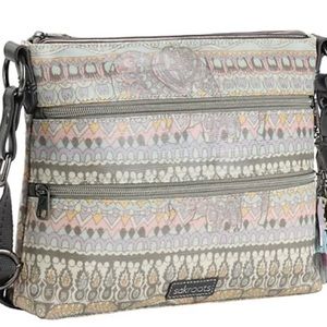 Sakroots Boho Coated Canvas Crossbody Bag
